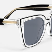 Jessye - Butterfly Black/Crystal Sunglasses | Vooglam Design Details