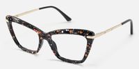 Annie - Rectangle Black Eyeglasses | Vooglam Front View