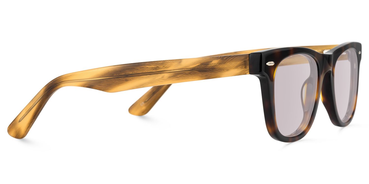 Urban - Rectangle Tortoise Sunglasses | Vooglam 4