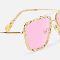 Isla - Aviator Pattern Sunglasses | Vooglam Design Details