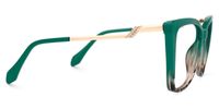 Adebola - Square Green/Tortoise Eyeglasses | Vooglam 