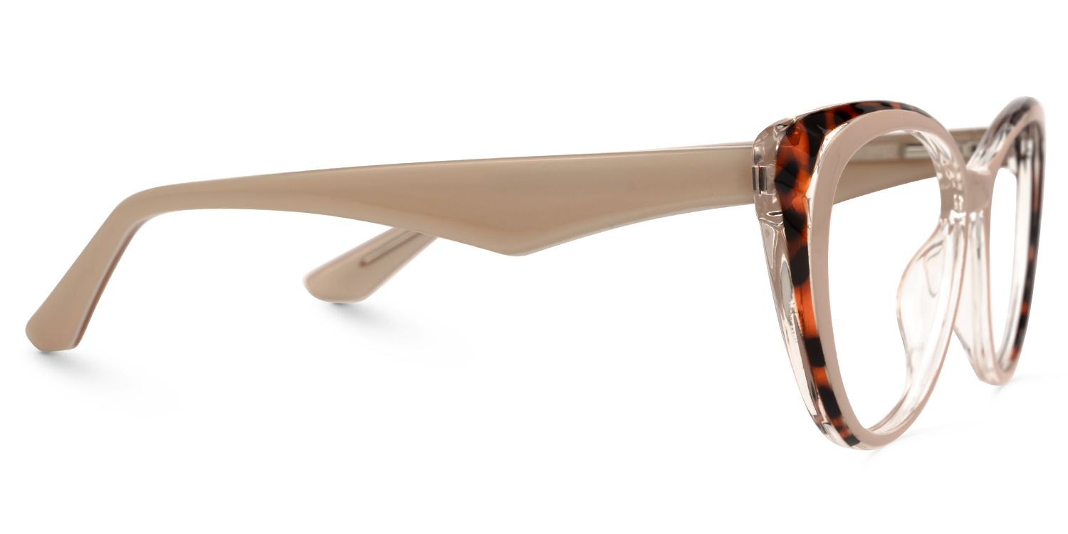 Ekundayo - Cat Eye Brown Eyeglasses | Vooglam 4