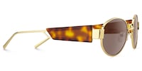 Ember - Oval Gold Sunglasses - 4