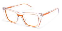 Axiom - Rectangle Orange Eyeglasses