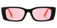 Horizon - Rectangle Black Sunglasses - 2