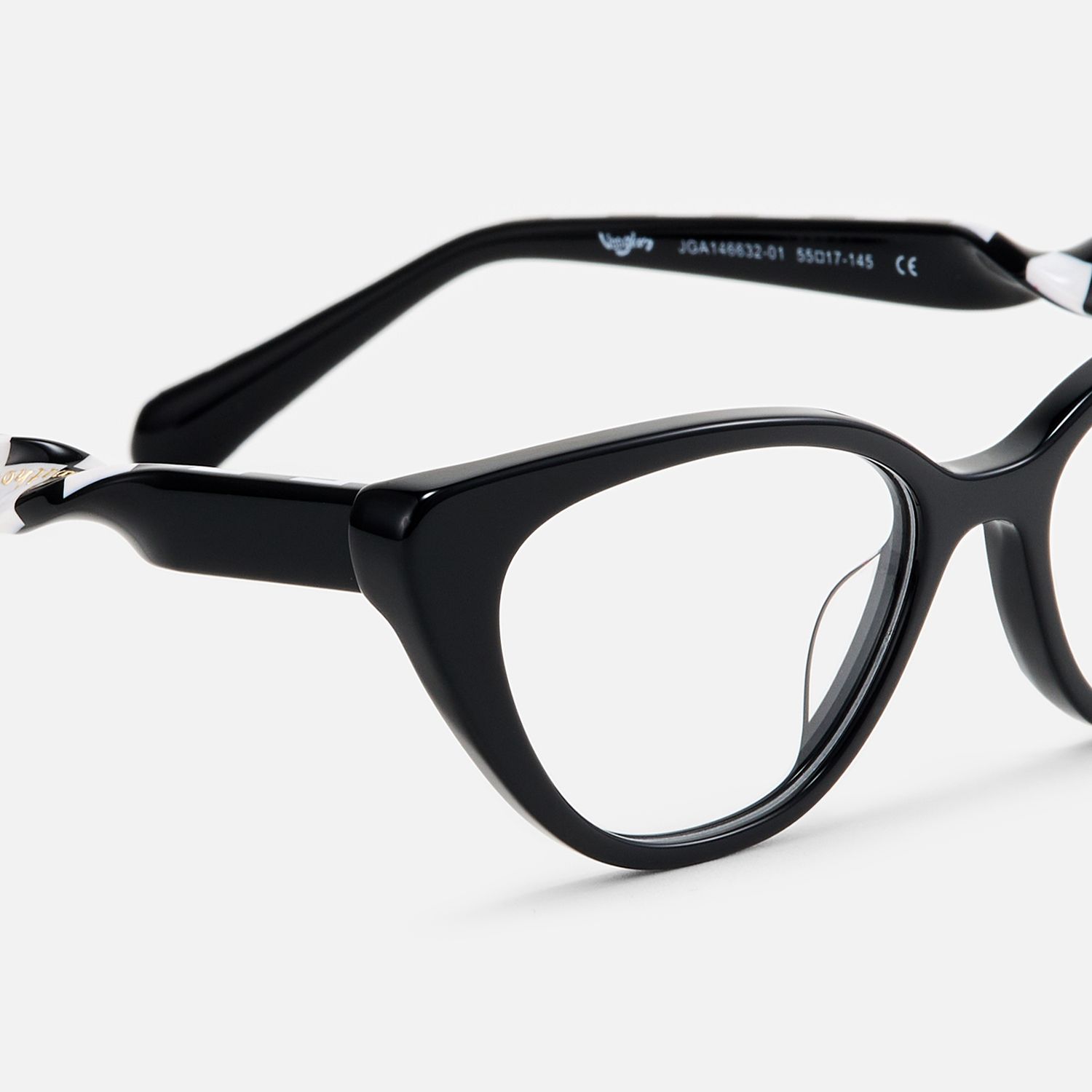 Harena - Cat Eye Black Eyeglasses product detail 4