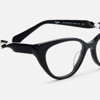 Harena - Cat Eye Black Eyeglasses | Vooglam Design Details