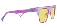 Polka - Square Purple Sunglasses - 4