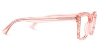 Fiachra - Rectangle Pink Eyeglasses | Vooglam 