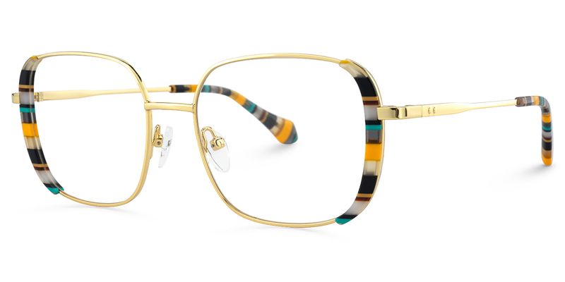 Milana - Square Black Eyeglasses