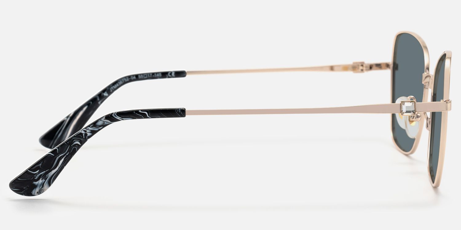 Meadow - Square Rose/Gold Sunglasses product detail 3