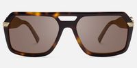 Maverick - Aviator Tortoise Sunglasses | Vooglam Angle View