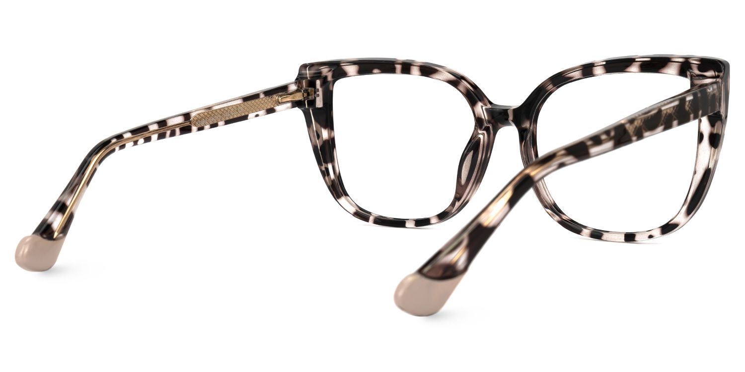 Darena - Cat Eye Brown/Tortoise Eyeglasses | Vooglam Side View