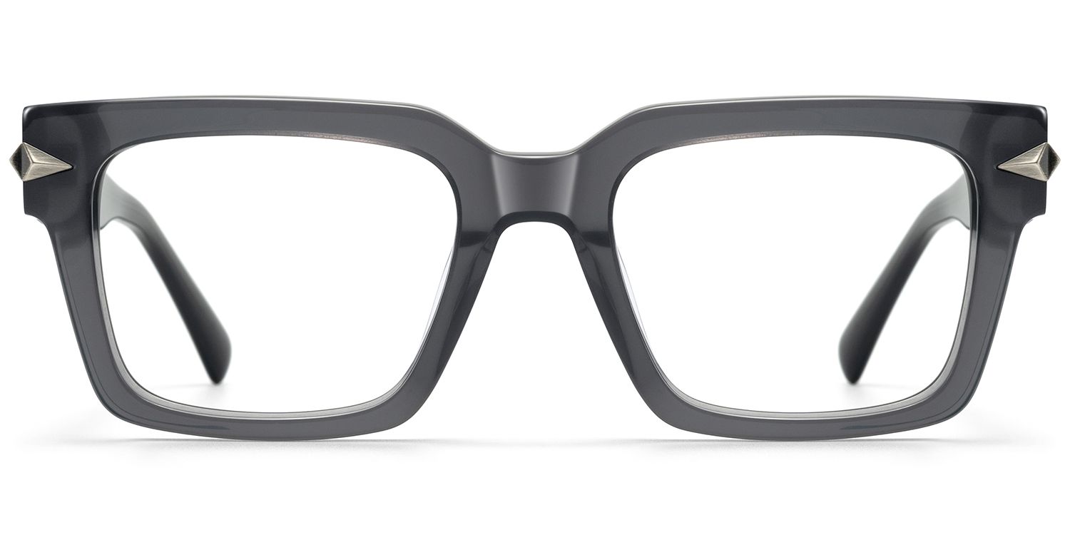Covenant - Rectangle Gray Eyeglasses | Vooglam Product Details 1