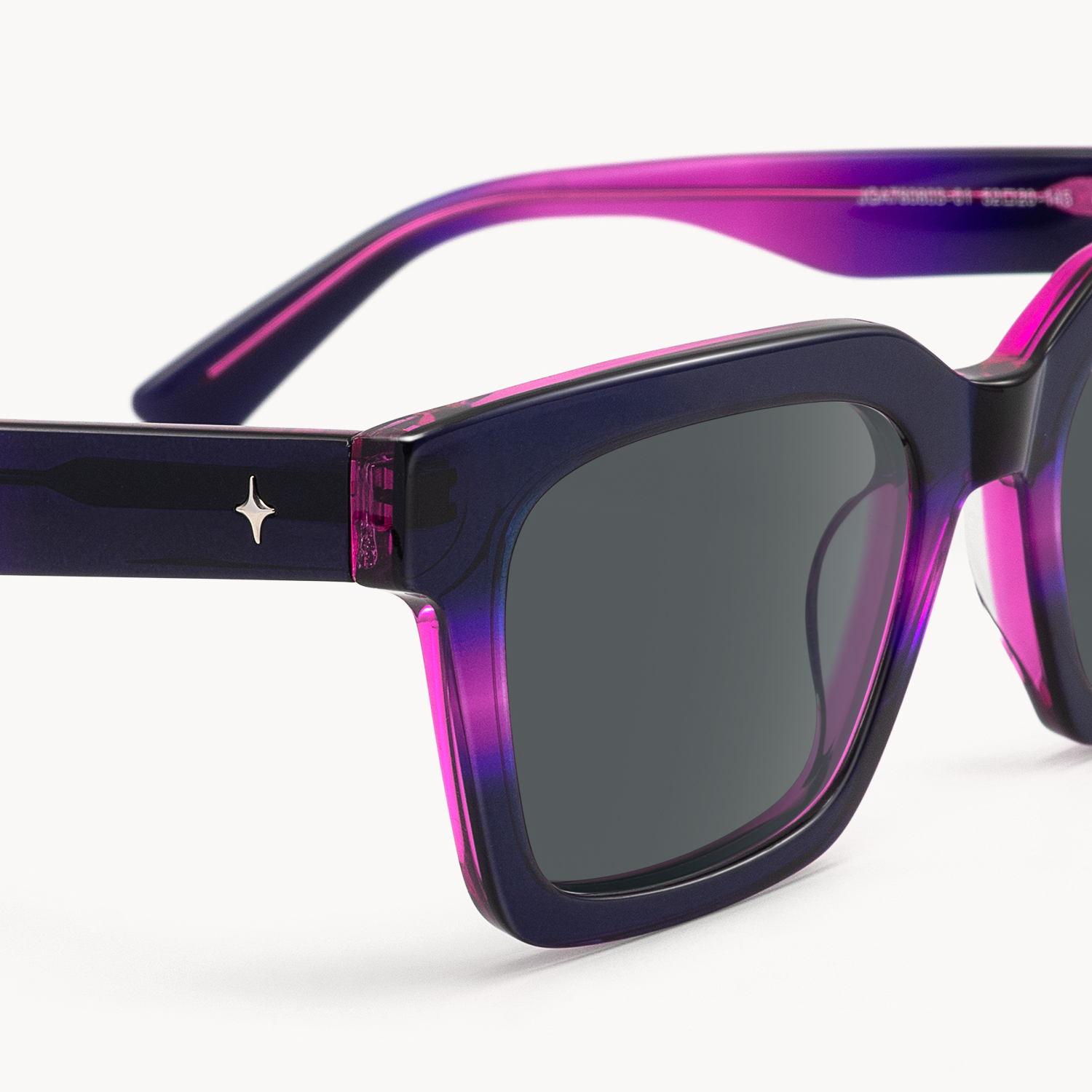 Loop - Square Two-tone Sunglasses - 4