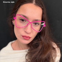 Ebba - Butterfly Pink Eyeglasses - 5