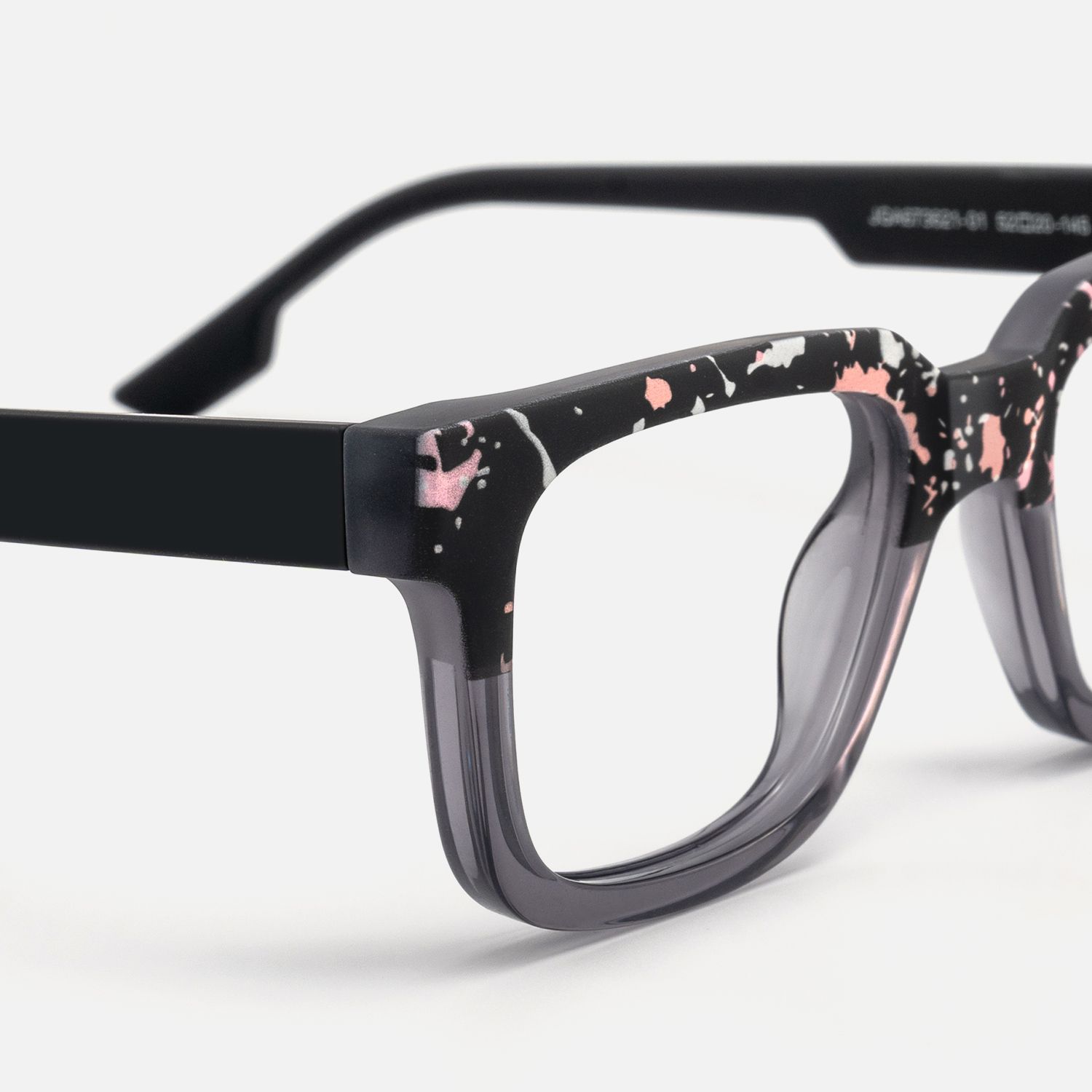 Strobe - Rectangle Two-tone Eyeglasses product detail 4