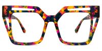 Eduarte - Square Multicolor Eyeglasses | Vooglam Angle View
