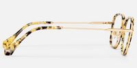 Sundance - Square Yellow Eyeglasses | Vooglam Side View