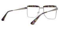 Electra - Aviator Floral Eyeglasses | Vooglam Side View