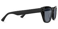 Starlina - Rectangle Black Sunglasses - 4