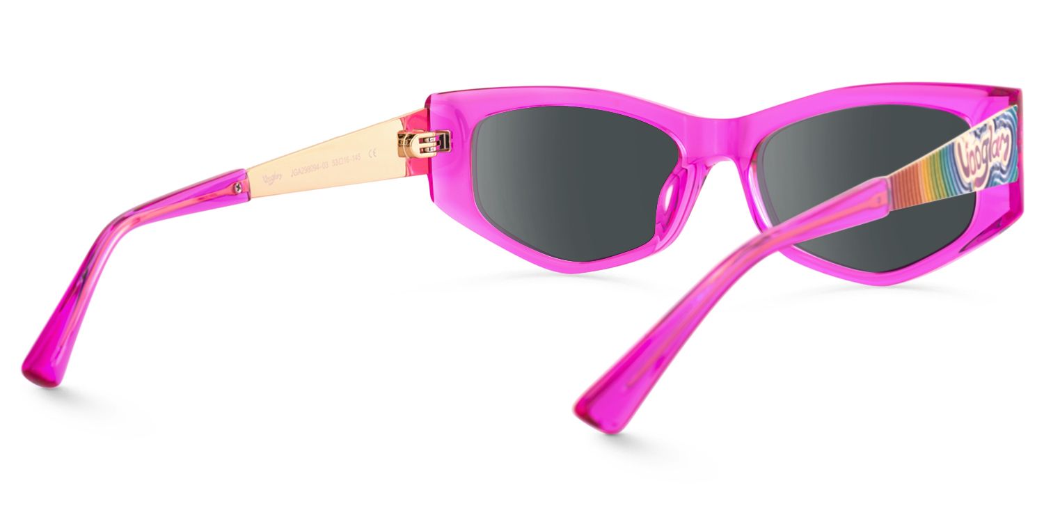 Tahiya - Geometric Pink Sunglasses product detail 3