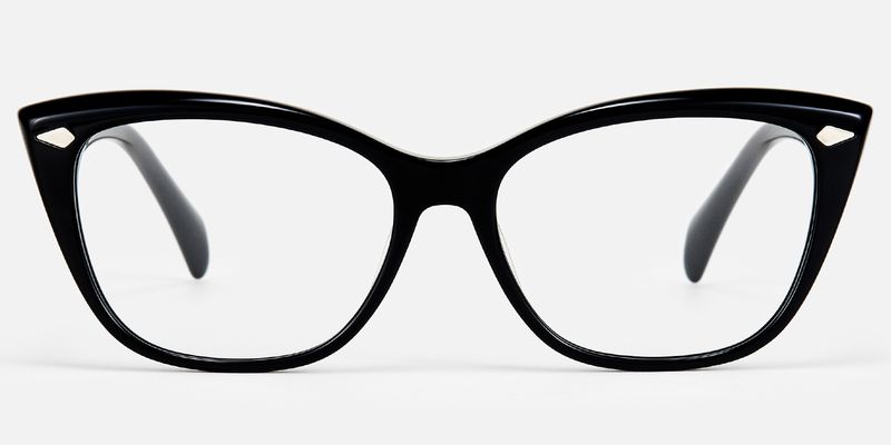 Fineen - Cat Eye Black Clip-on Sunglasses