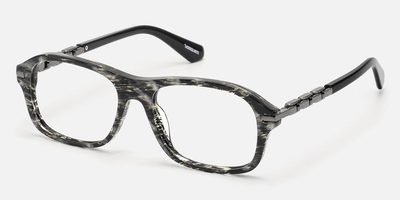Albini - Black Marble Gunmetal Chain Navigator | Vooglam