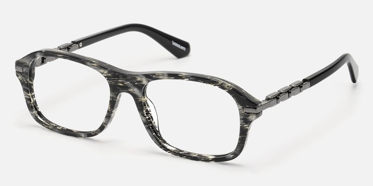 Albini - Black Marble Gunmetal Chain Navigator | Vooglam