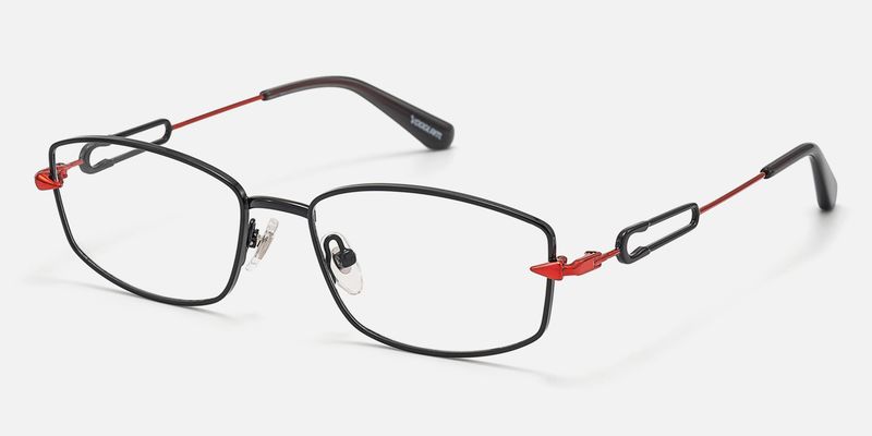 Bladework - Rectangle Black Eyeglasses