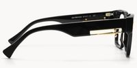 Stiletto - Rectangle Black Eyeglasses - 3