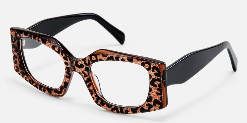 Tahlia - Geometric Tortoise Eyeglasses