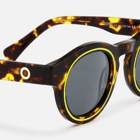 Pulse - Round Tortoise Sunglasses | Vooglam Design Details