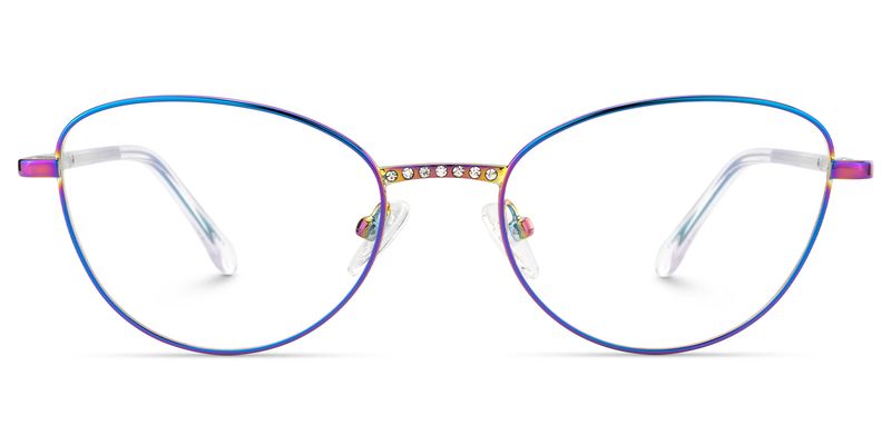 Starlette - Cat Eye Multicolor Eyeglasses by Vooglam