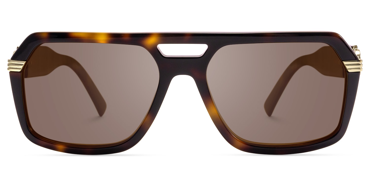 Maverick - Aviator Tortoise Sunglasses - 1