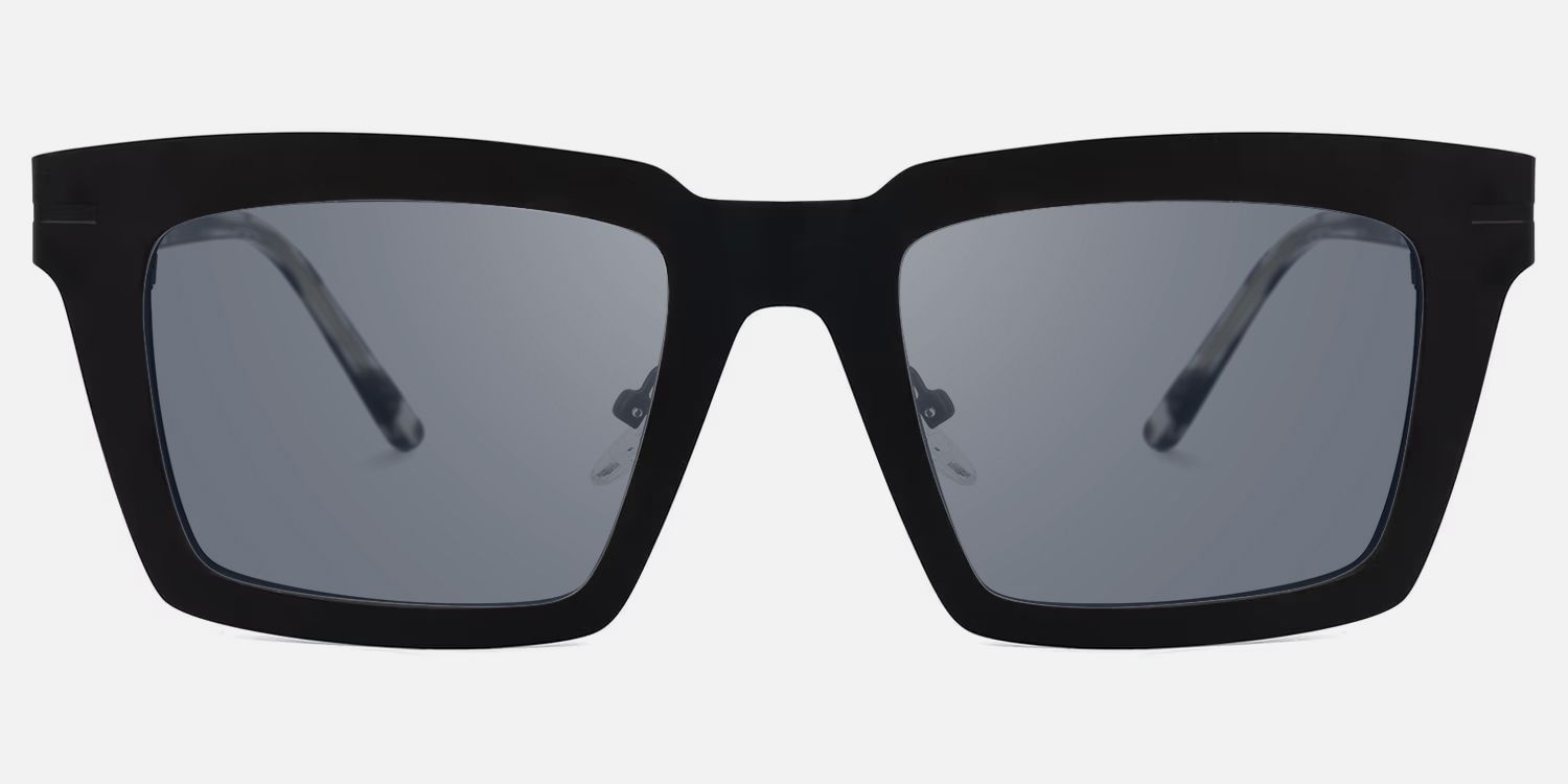 Arnal - Rectangle Black Sunglasses product detail 2