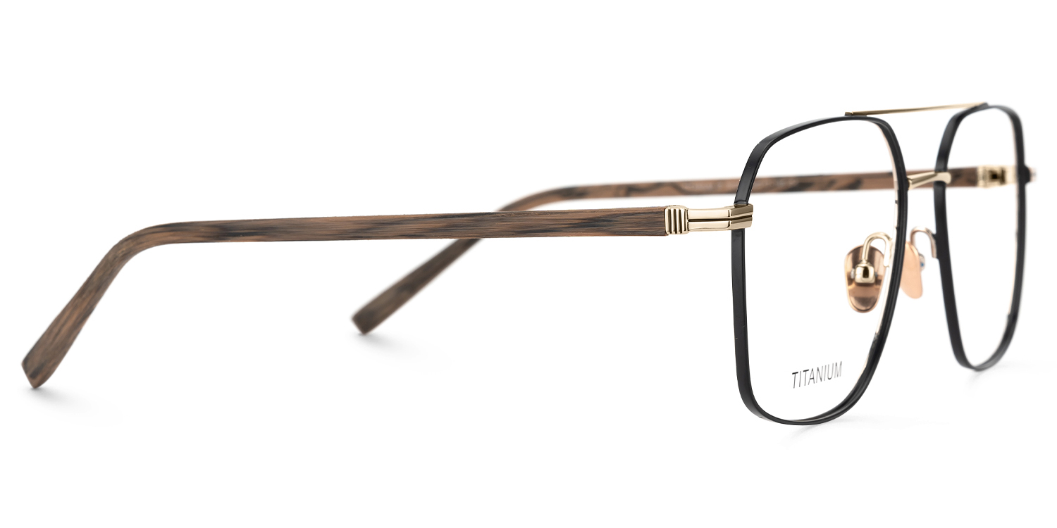 York - Aviator Two-tone Eyeglasses - 4