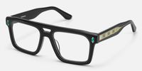Bastion - Aviator Black Eyeglasses