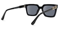 Cavalier - Rectangle Black Sunglasses - 3