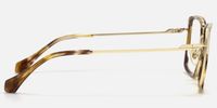 Harmony - Square Tortoise Eyeglasses | Vooglam Side View