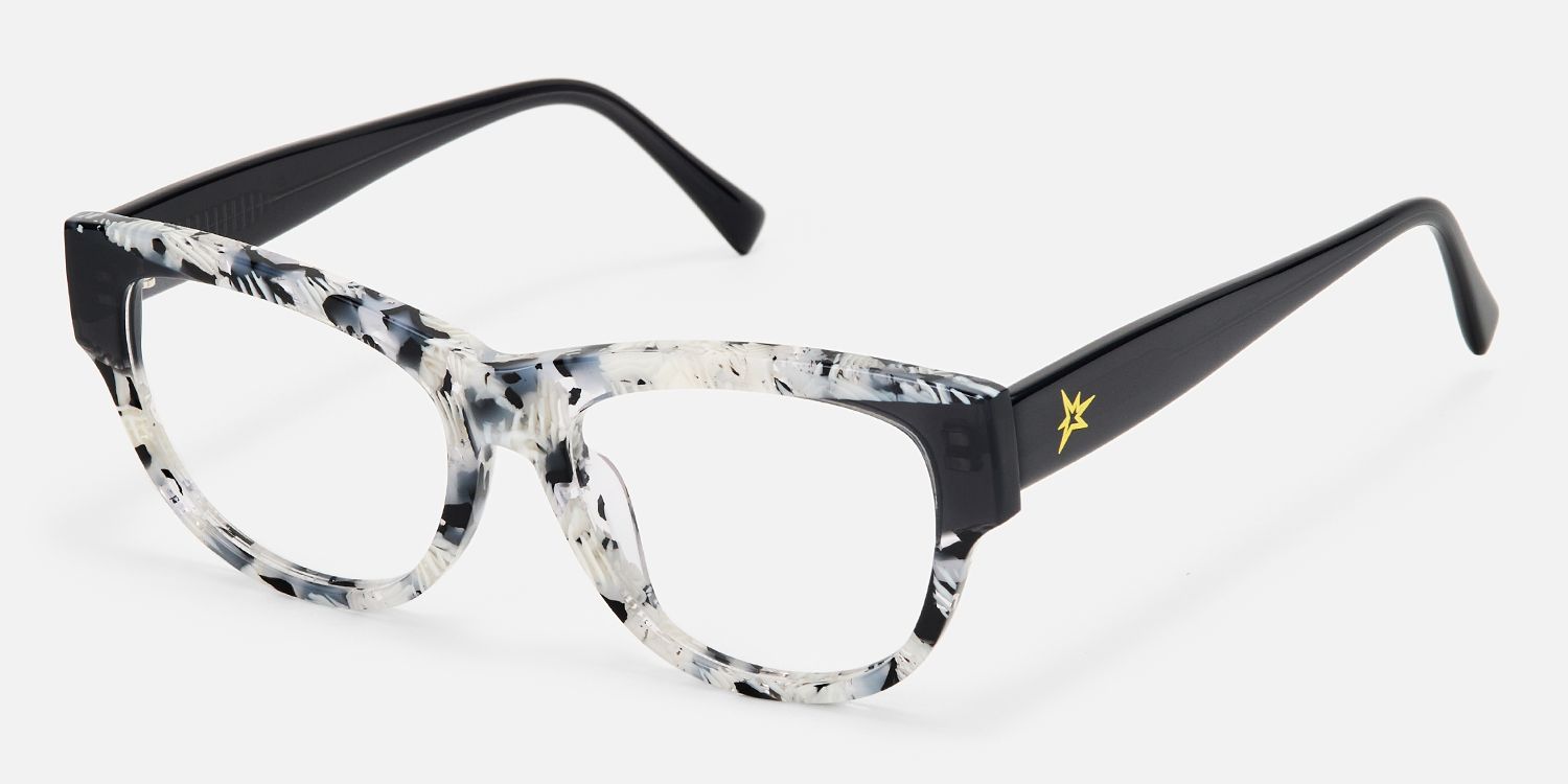 Fusion - Cat Eye Pattern Eyeglasses | Vooglam Front View