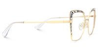 Jabilo - Cat Eye Gold Eyeglasses | Vooglam 