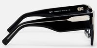 Vaeda - Square Black Sunglasses | Vooglam Side View