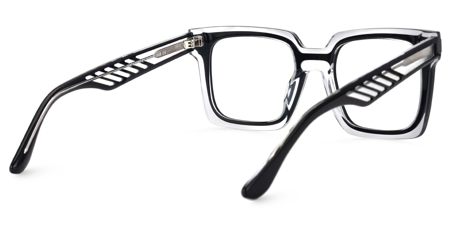 Fenicia - Square Black/Crystal Eyeglasses product detail 3