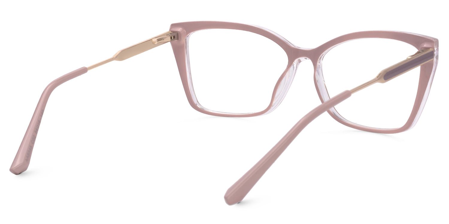 Idonea - Butterfly Pink Eyeglasses | Vooglam Side View