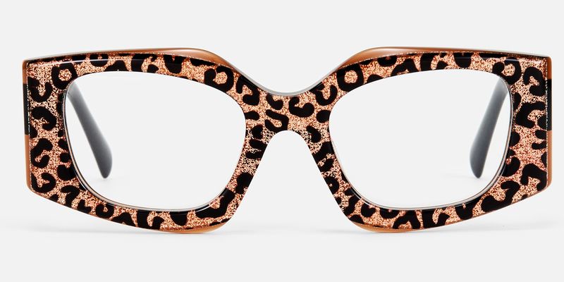 Tahlia - Geometric Tortoise Eyeglasses