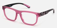 Nocturnal - Geometric Purple Eyeglasses | Vooglam Front View
