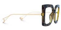 Adrienne - Square Tortoise/Gold Eyeglasses | Vooglam 