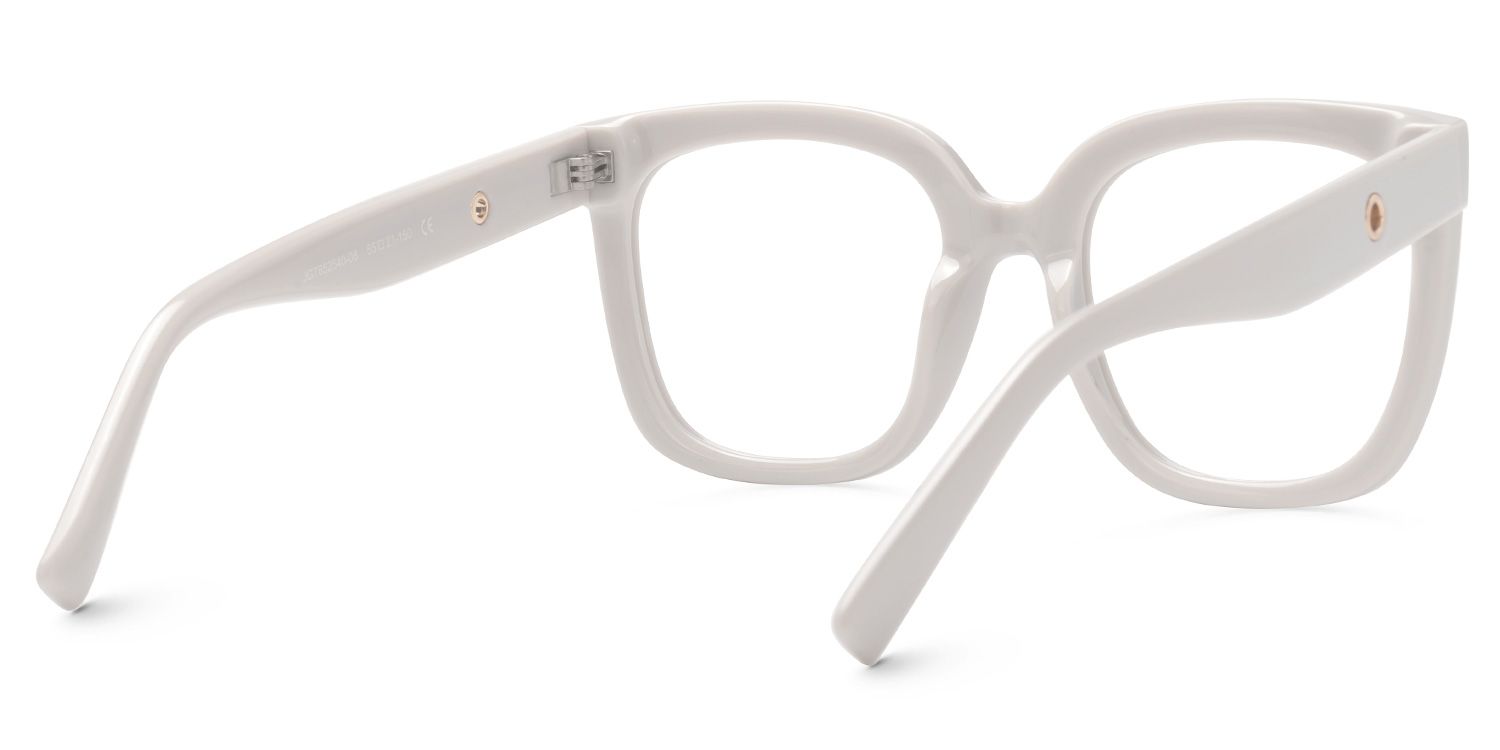 Ellema - Square White Eyeglasses product detail 3