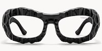 The Geologist - Geometric Black Eyeglasses - 1